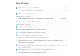 AdBlock - options