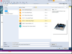 Atmel Studio - new-project