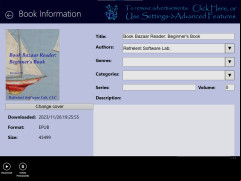 Book Bazaar Reader - book-information