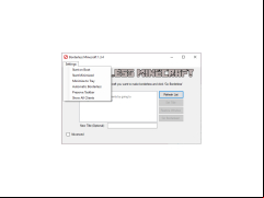 Borderless Minecraft - settings-in-application