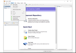 CooCox CoIDE - project-menu