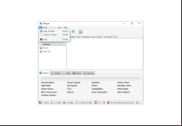 Deluge - file-menu