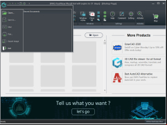 DWG FastView Plus - menu