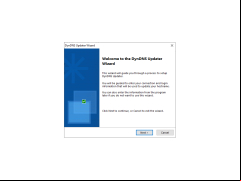 DynDNS Updater - welcome-screen