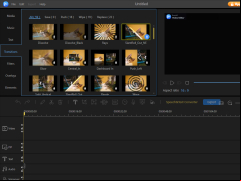EaseUS Video Editor - transitions