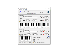 Electronic Piano - help-menu