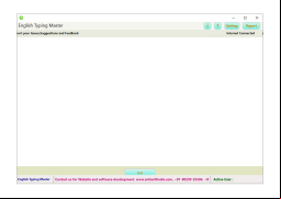English Typing Master - report