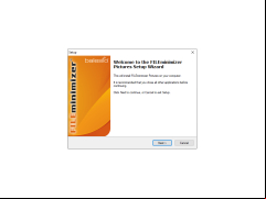 FILEminimizer Pictures - welcome-screen-setup