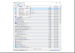 GeekUninstaller - actions