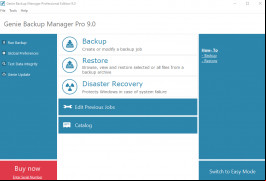 Genie Backup Manager Pro screenshot 1