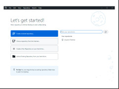 GitHub Desktop - main-screen
