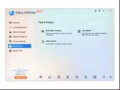 Glary Utilities Pro - files-and-folders
