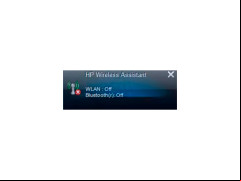 HP Wireless Assistant - tray-application