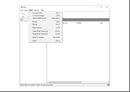 IZArc2Go - tools-menu