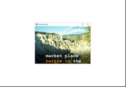 Karaoke GALAXY player (Galakar Player) - text-example