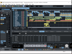 MAGIX Samplitude Music Studio - main-screen