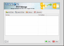 Merge PST Files screenshot 1