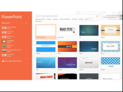 Microsoft Office 2013 - powerpoint-main-screen