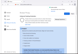 Mozilla Firefox Portable - privacy-settings