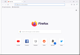 Mozilla Firefox Portable - main-screen