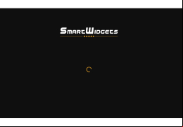 Neon Clock Widget - welcome-screen