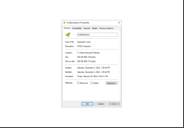 NVIDIA Inspector - properties
