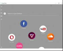 Opera Neon - main-screen