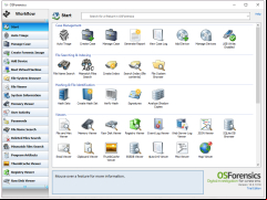 OSForensics - main-screen