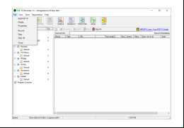 P2P TV Recorder - file-menu