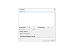 PingInfoView - options