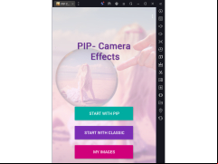 PIP Camera Effects - main-screen