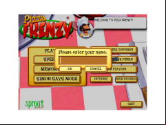 Pizza Frenzy - enter-your-name-screen