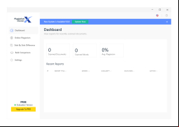 Plagiarism Checker X - dashboard