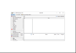 Portable HFS - HTTP File Server - menu