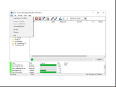 Proxy Switcher Standard - file-menu