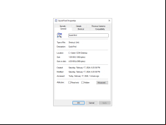 QuickFind - properties