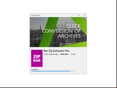 Rar Zip Extractor Pro - installing