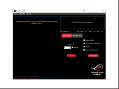 RealBench - main-screen