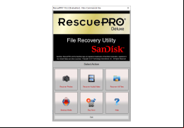 RescuePRO Deluxe - main-screen