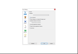 RocketDock - settings