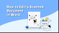 Scanned Text Editor