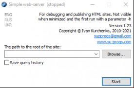 Simple web-server screenshot 1