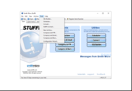 StuffIt Deluxe - tools-menu