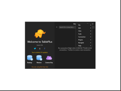TablePlus - menu