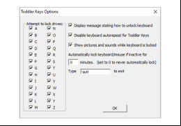 Toddler Keys - options