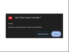 Video Speed Controller - installation