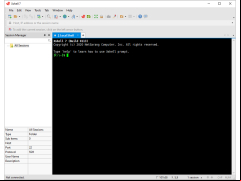 Xshell - main-screen