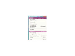 Yahoo! Messenger - menu
