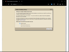 Zimbra Desktop - welcome-screen